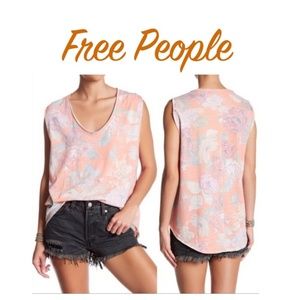 *NWT* Free People Orange Top Size M